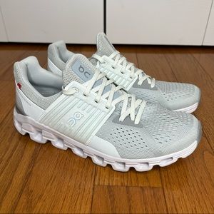 On cloud cloudswift running shoes glacier white